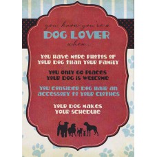 TREE FREE GREETING CARD DOG LOVER